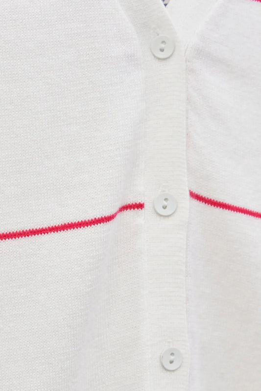 Gilet boutonné encolure "V"