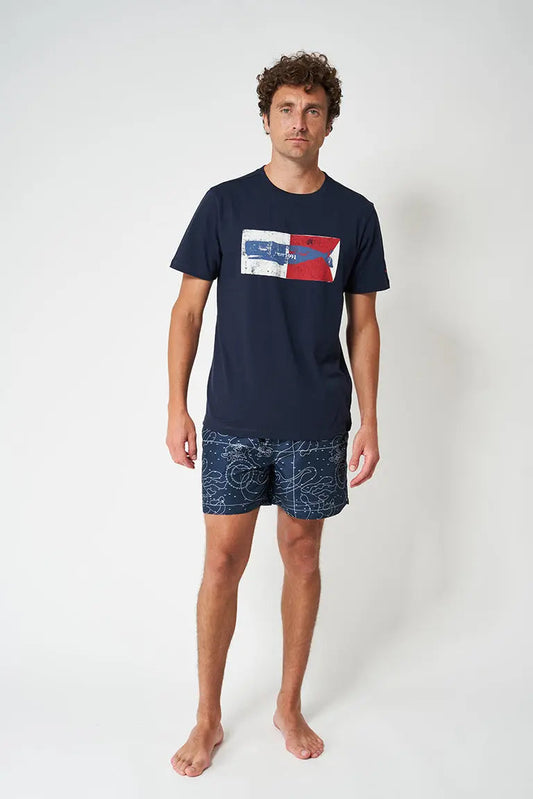 T-shirt manches courtes en coton, cachalot