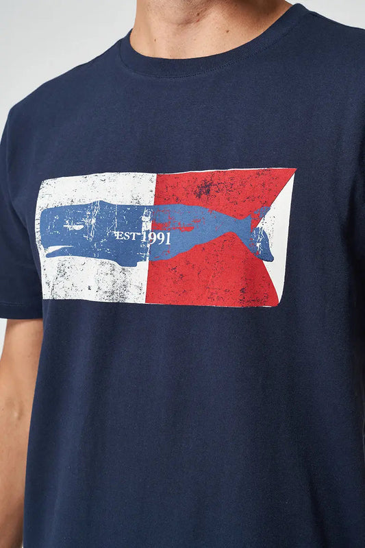 T-shirt manches courtes en coton, cachalot