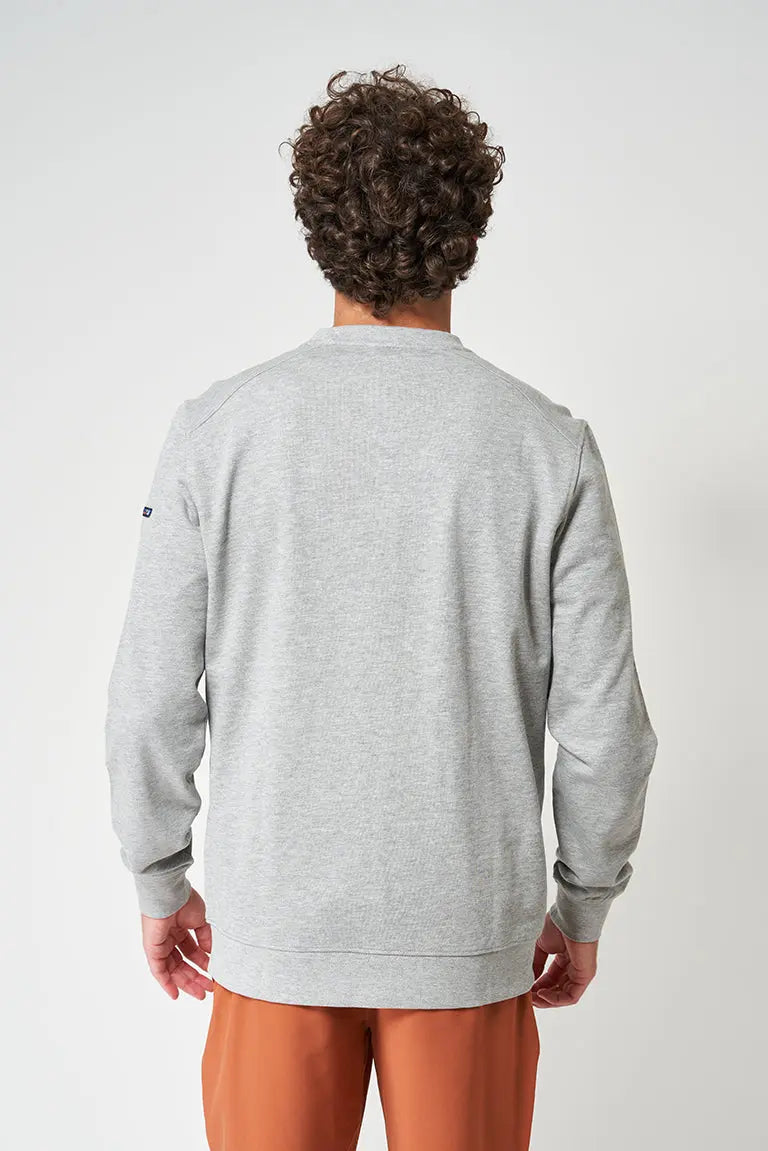 Sudadera cerrada en tejido Terry velero