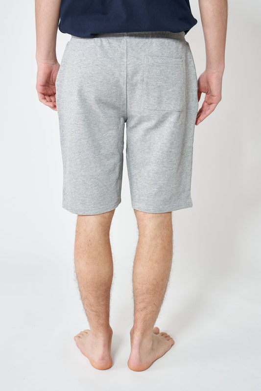 Cotton terry knit Bermuda shorts