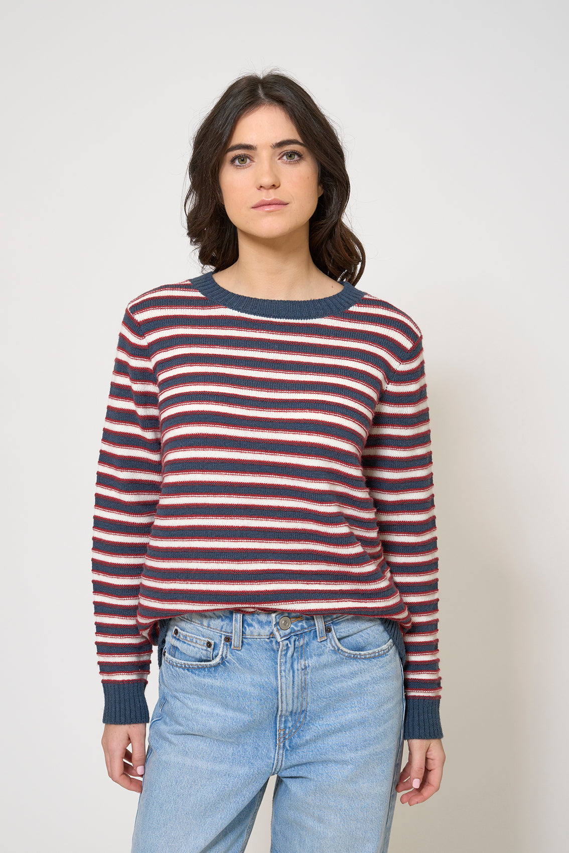 Jacquard-knit jumper