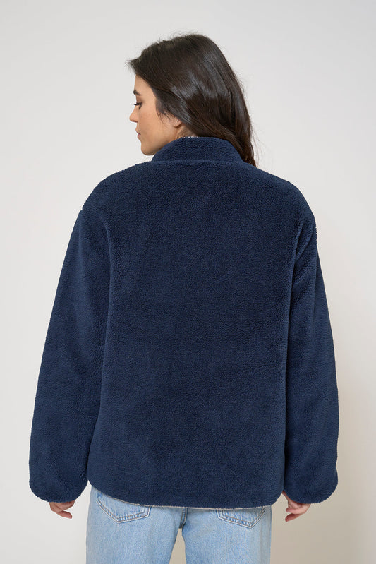 REVERSIBLE sherpa jacket