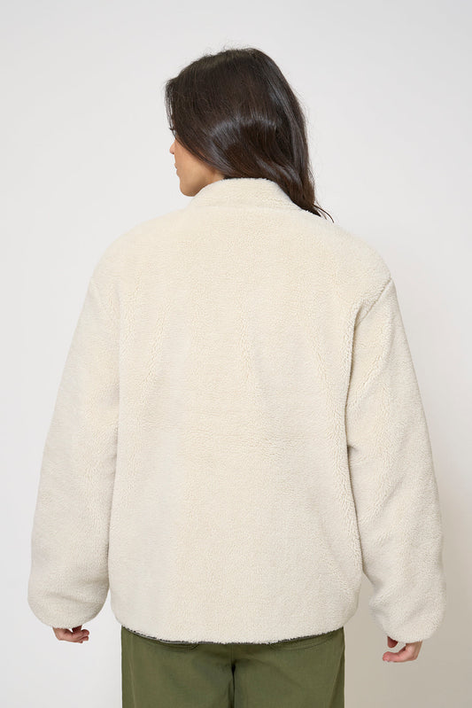 REVERSIBLE sherpa jacket