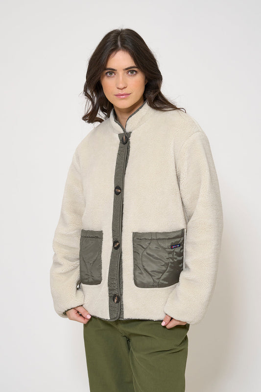 REVERSIBLE sherpa jacket