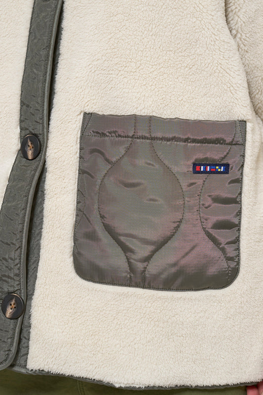 REVERSIBLE sherpa jacket