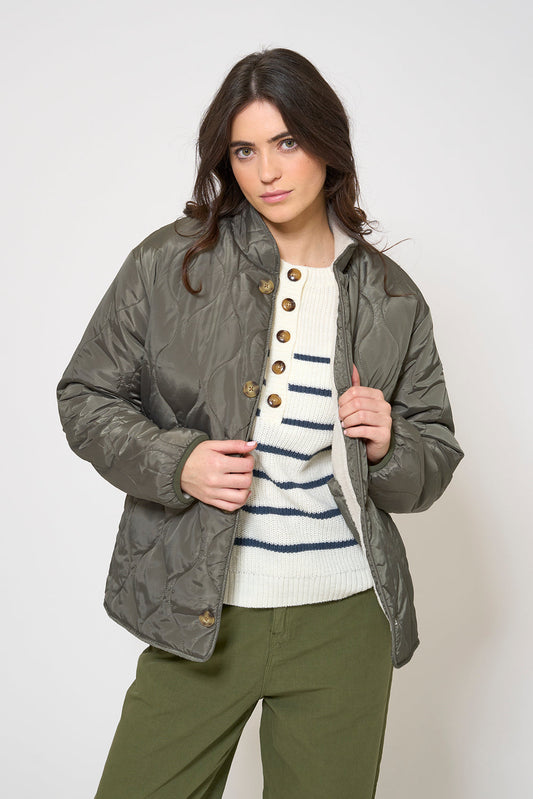 REVERSIBLE sherpa jacket