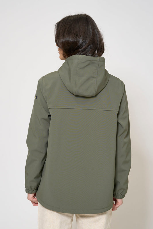 Hooded softshell jacket