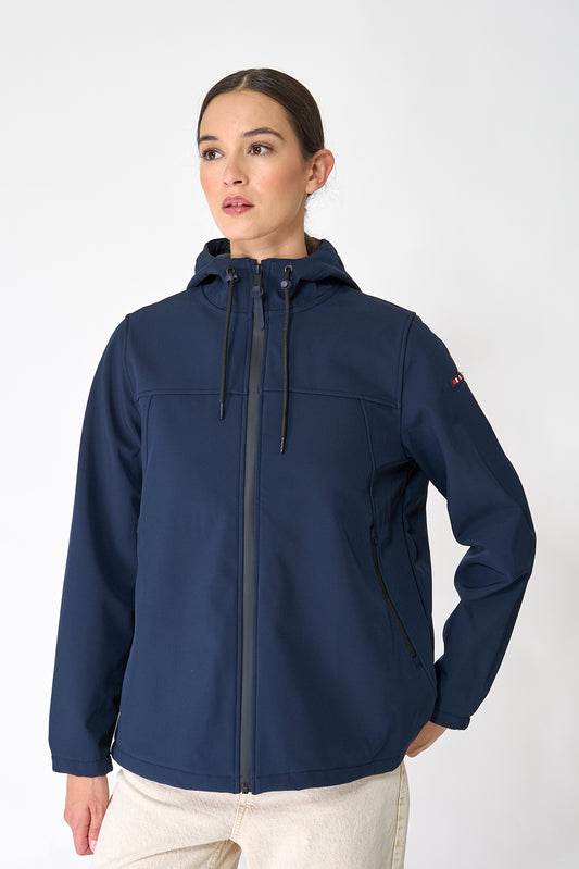 Hooded softshell jacket