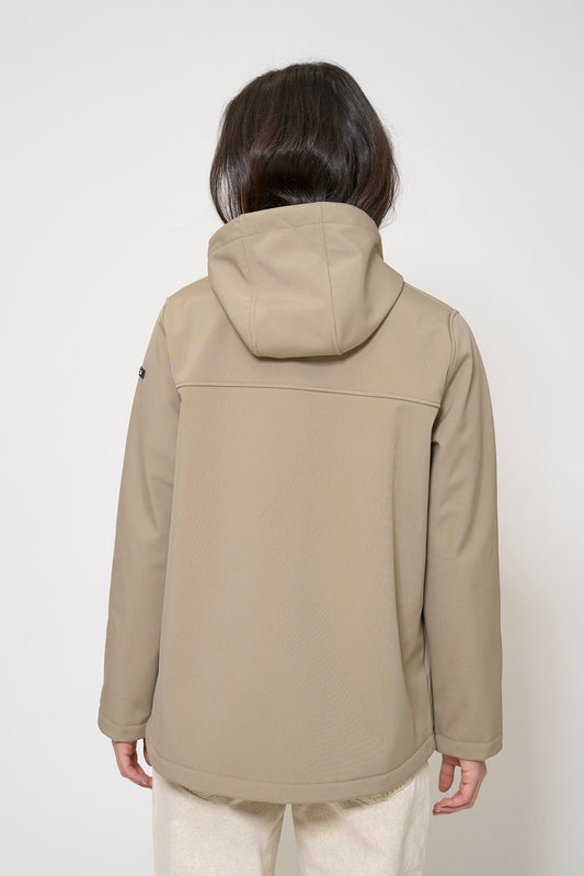 Hooded softshell jacket