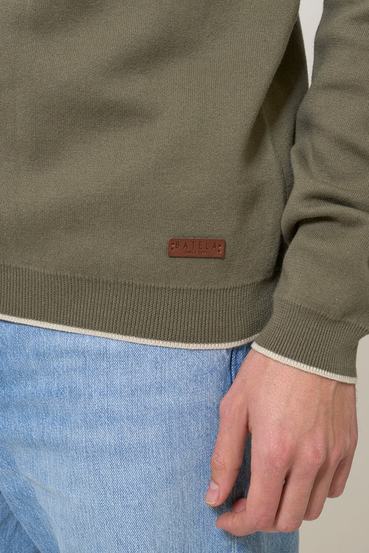Basic fine knit jacket