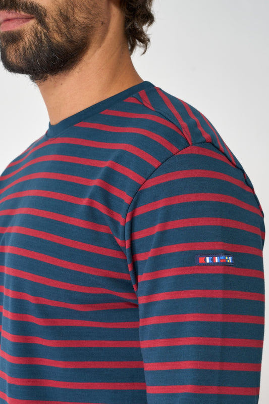 Long sleeve nautical stripe t-shirt