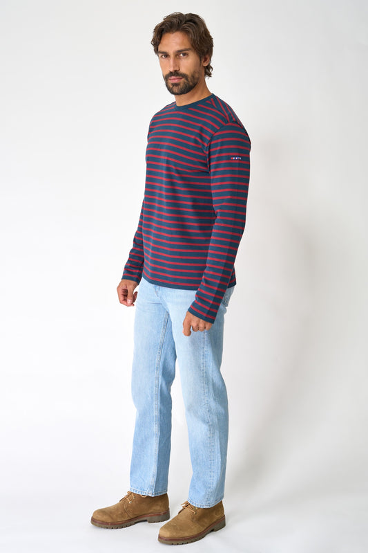 Long sleeve nautical stripe t-shirt