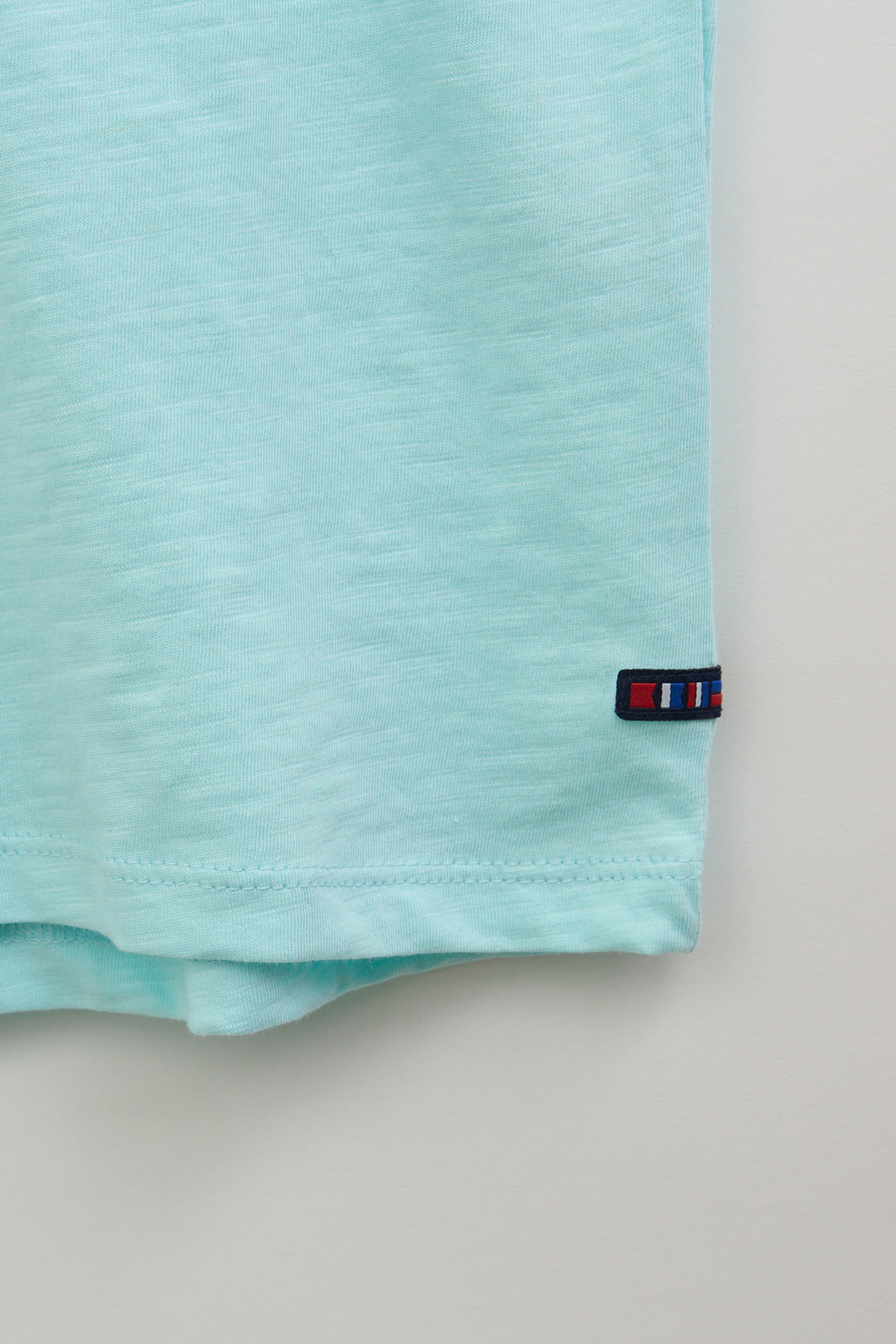 Camiseta de algodón slub estampada