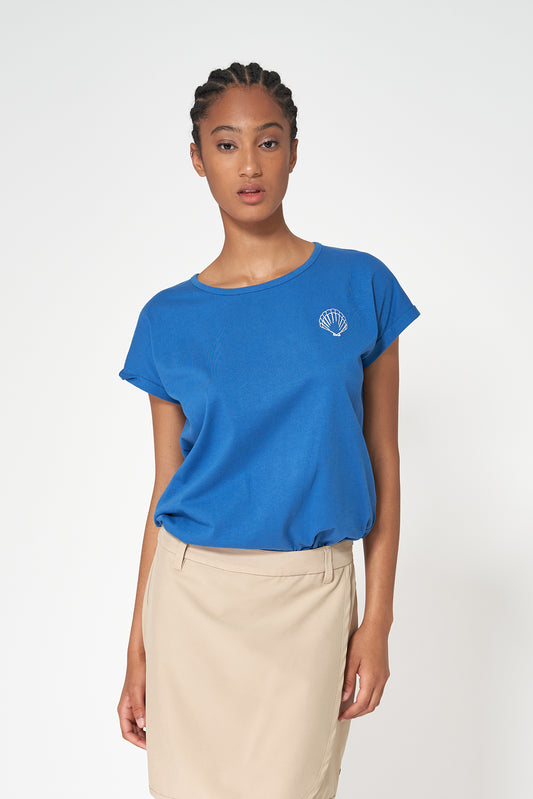 Camiseta en algodón dibujo espalda