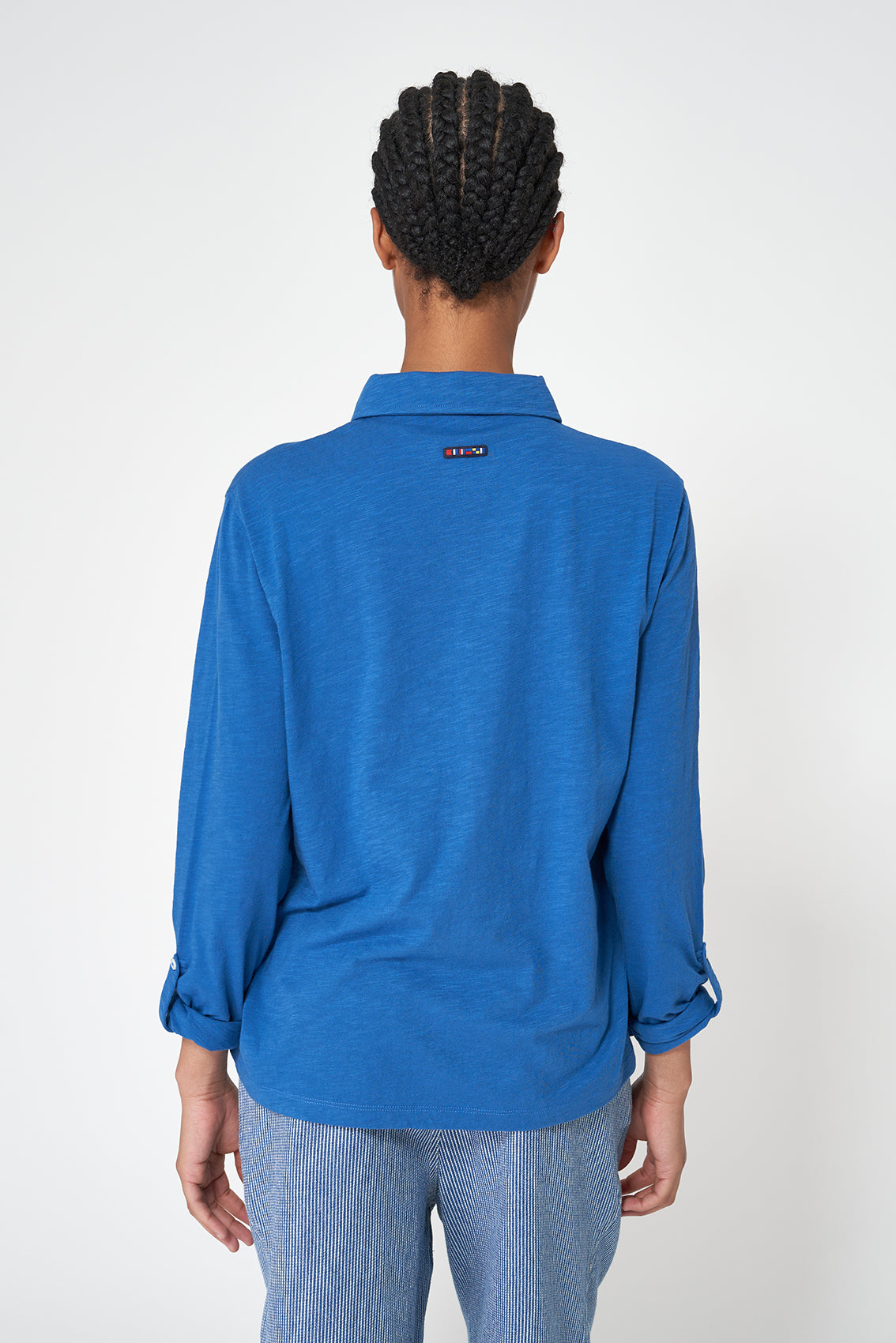 Basic slub cotton shirt