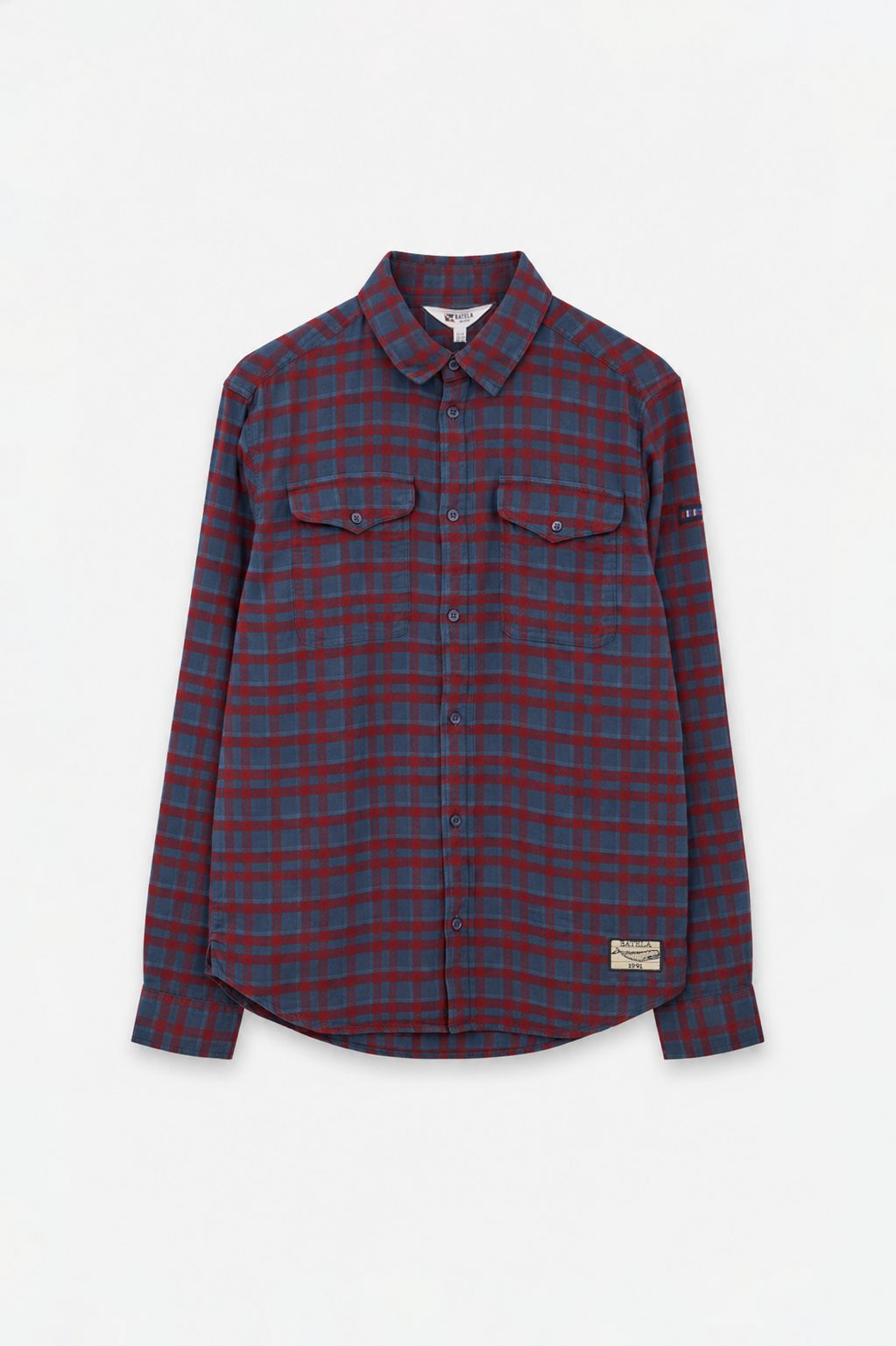 Camisa franela estampado a cruadros