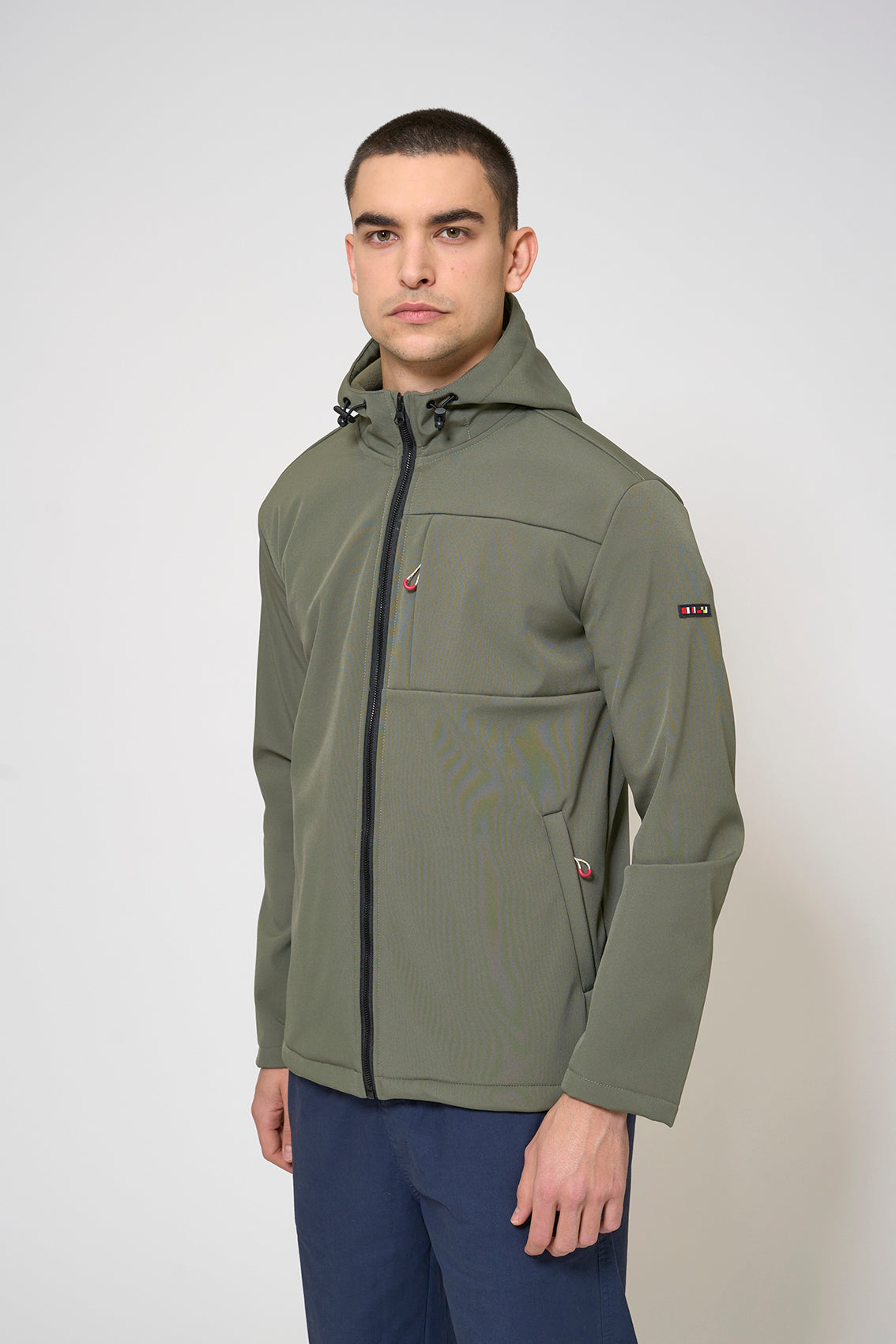 Hooded softshell jacket