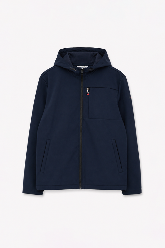 Hooded softshell jacket