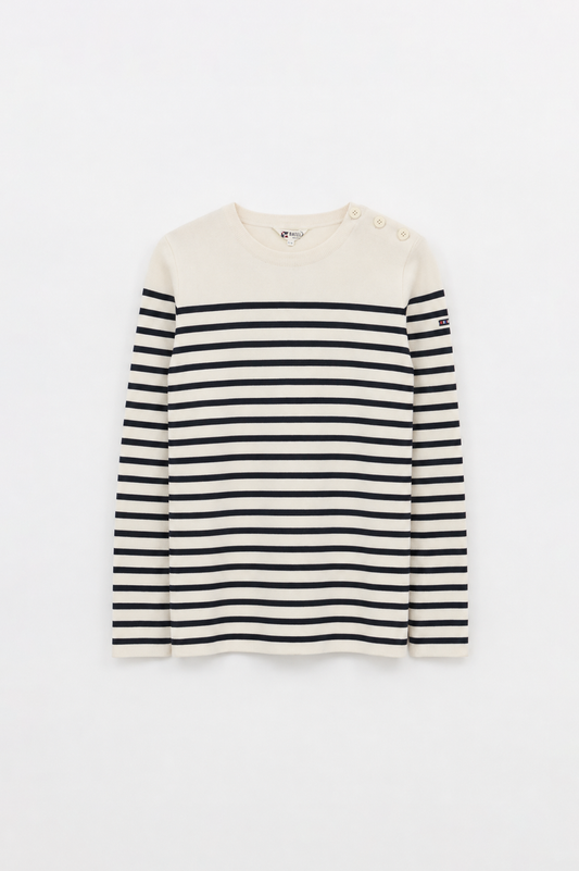 Round neck wool pullover
