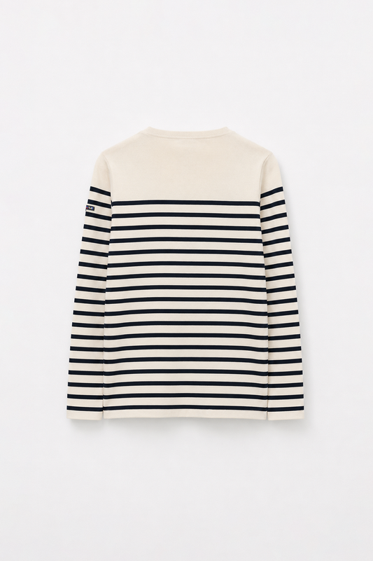 Round neck wool pullover