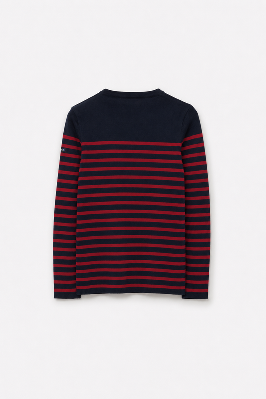 Round neck wool pullover