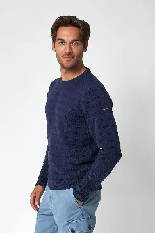 Cotton knit sweater