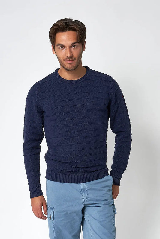 Cotton knit sweater