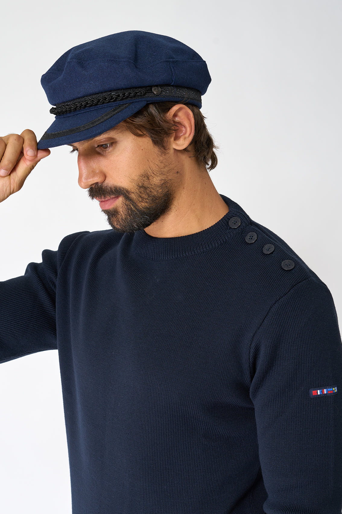 Casquette marinère classique en coton