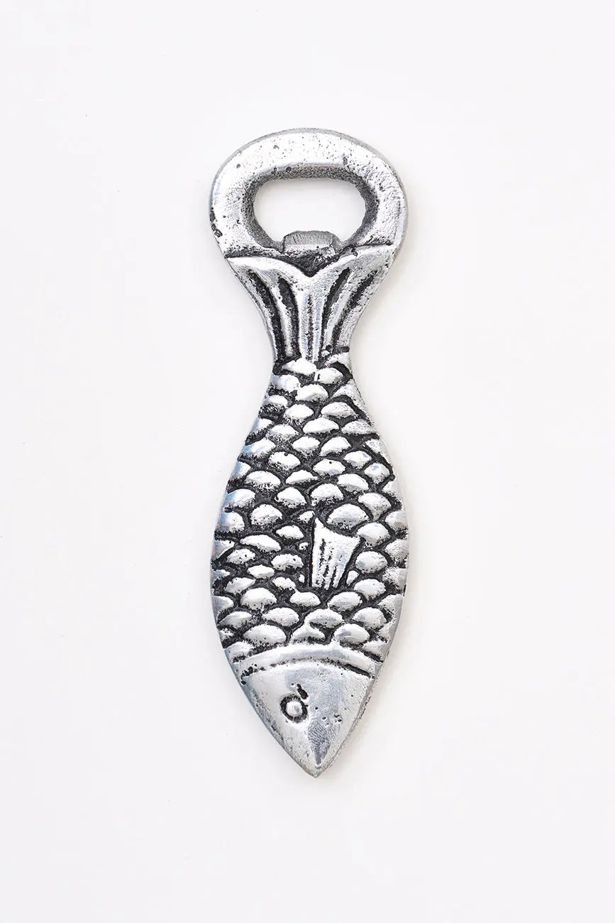 Aluminum fish-shaped bottle opener