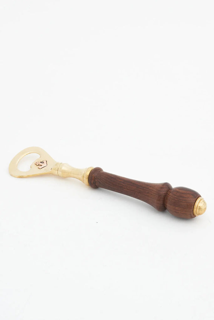 Abrebotellas en metal y madera con ancla - Batela