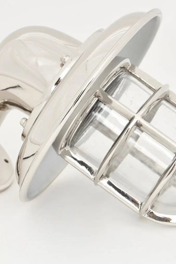 Aplique vintage de aluminio y vidrio Batela Deco 2024