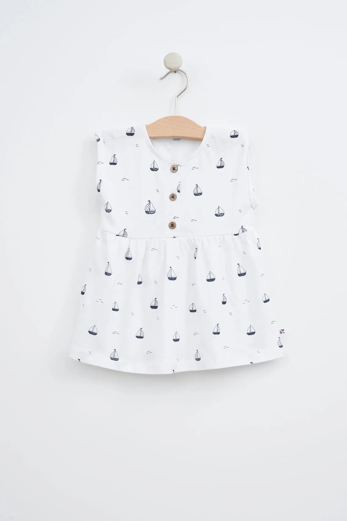 Robe imprimée sans manches, pour bébé