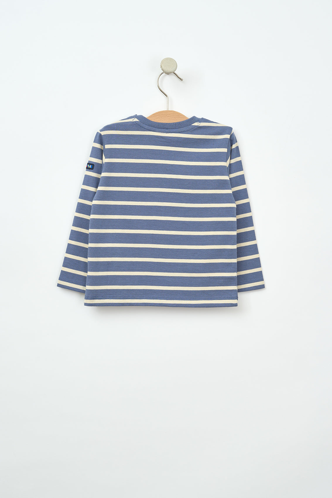 Camiseta bebé manga larga rayas