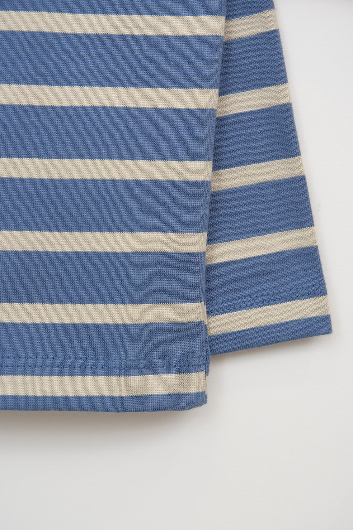 Long-sleeved striped baby t-shirt