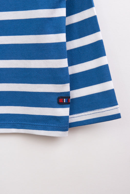 Camiseta de bebé manga larga raya marinera