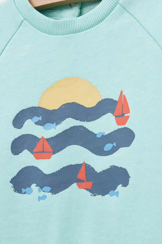 Cotton fabric sweater or sweatshirt (OUTLET)