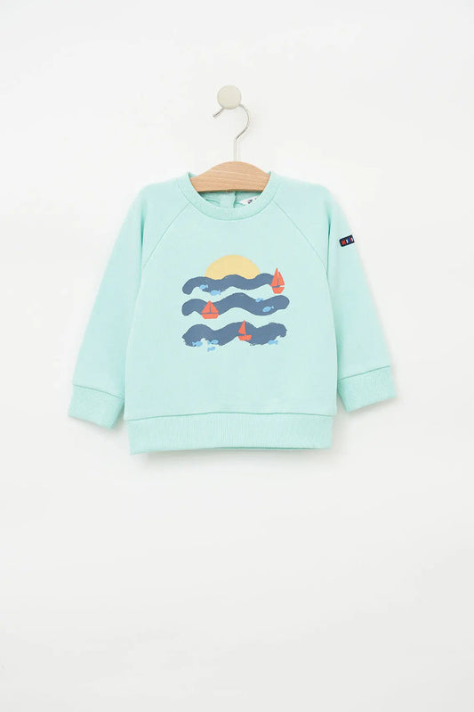 Cotton fabric sweater or sweatshirt (OUTLET)