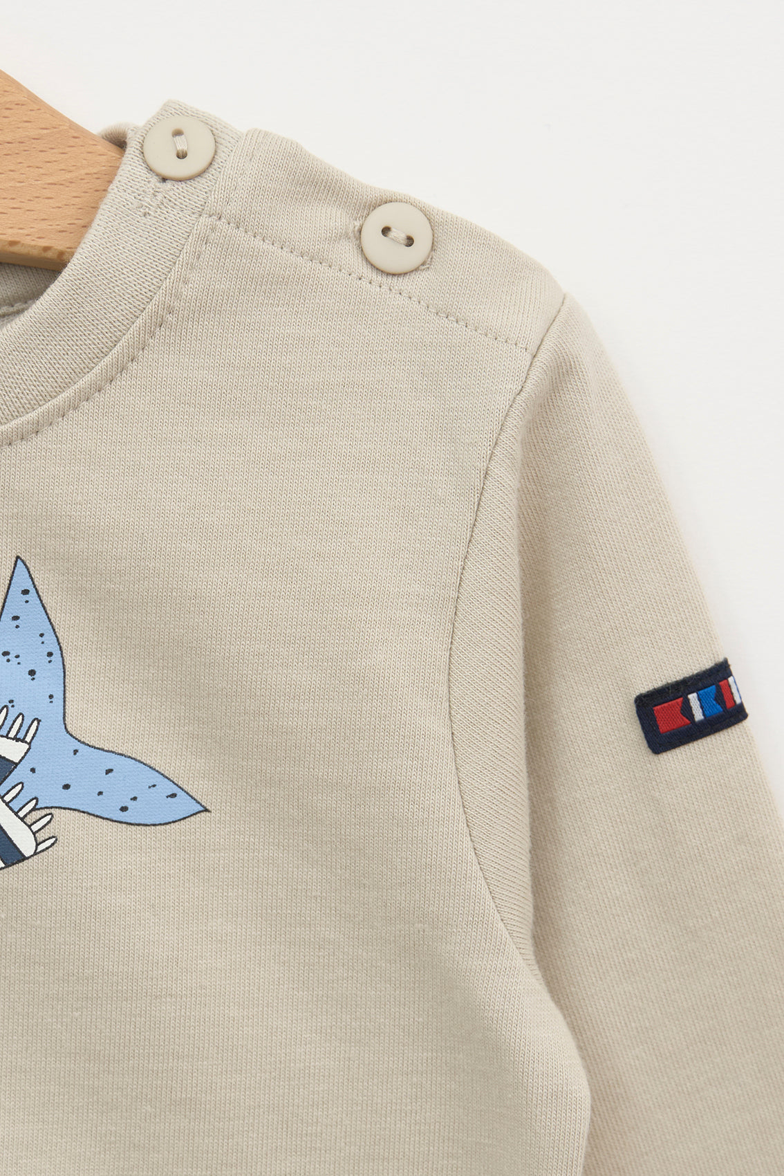 Camiseta de manga larga con ballena
