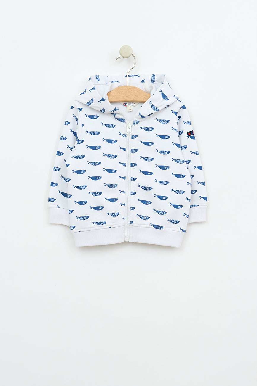 Veste sweat bébé, imprimés