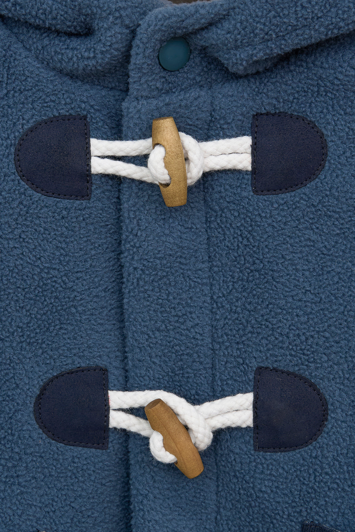 Veste polaire à capuche avec détails à rayures