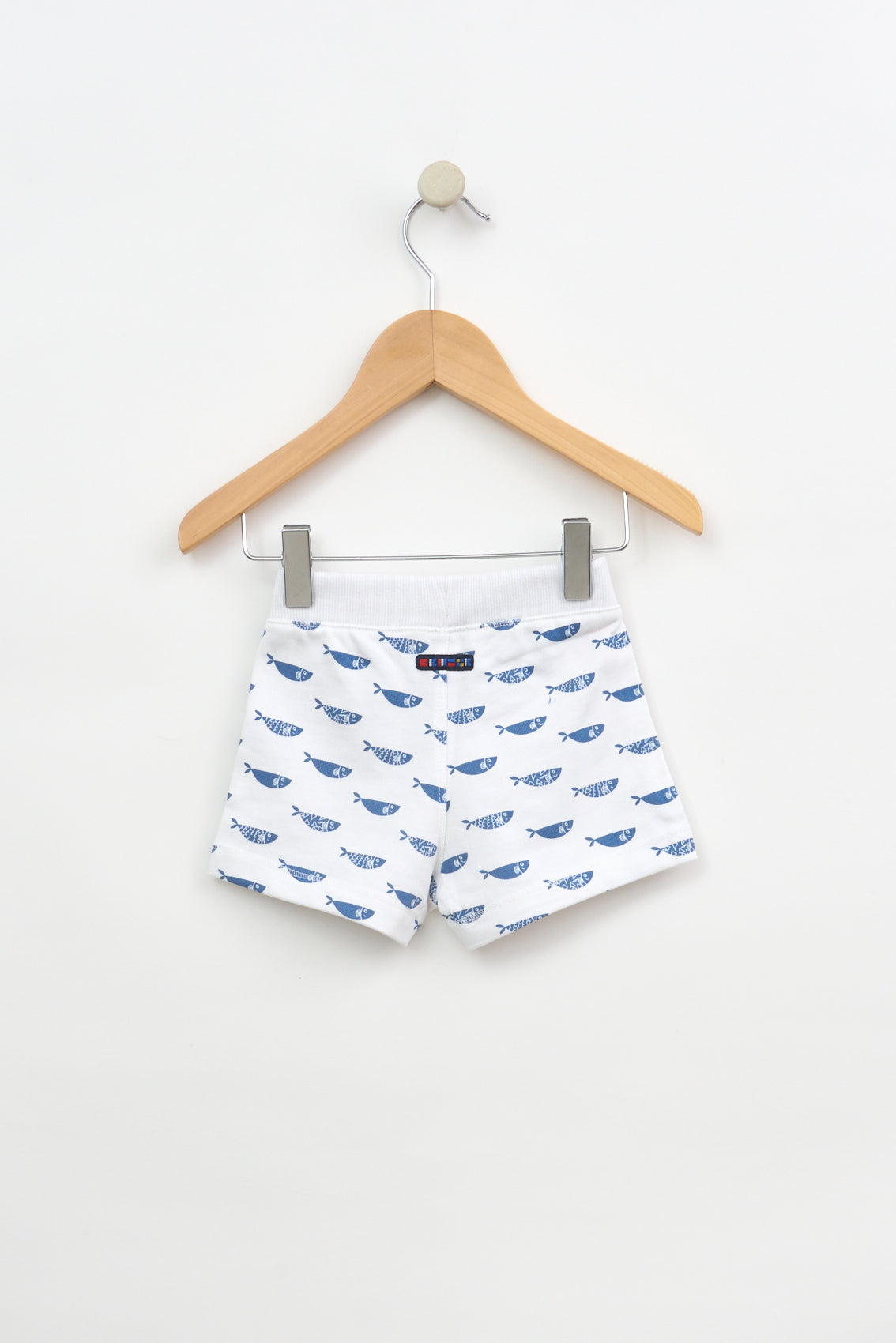 Pantalón corto bebé algodón Terry estampado playero