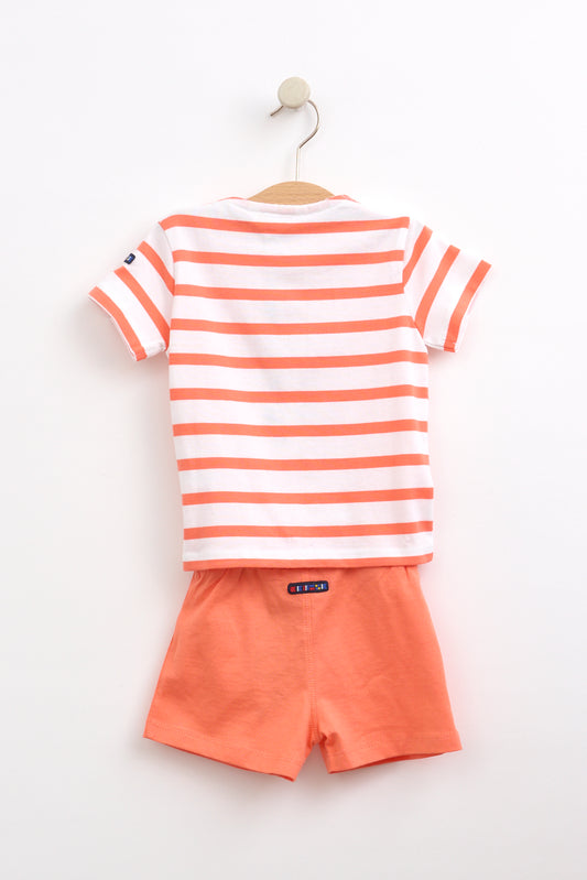 Conjunto de bebé 2 piezas 100% algodón a rayas