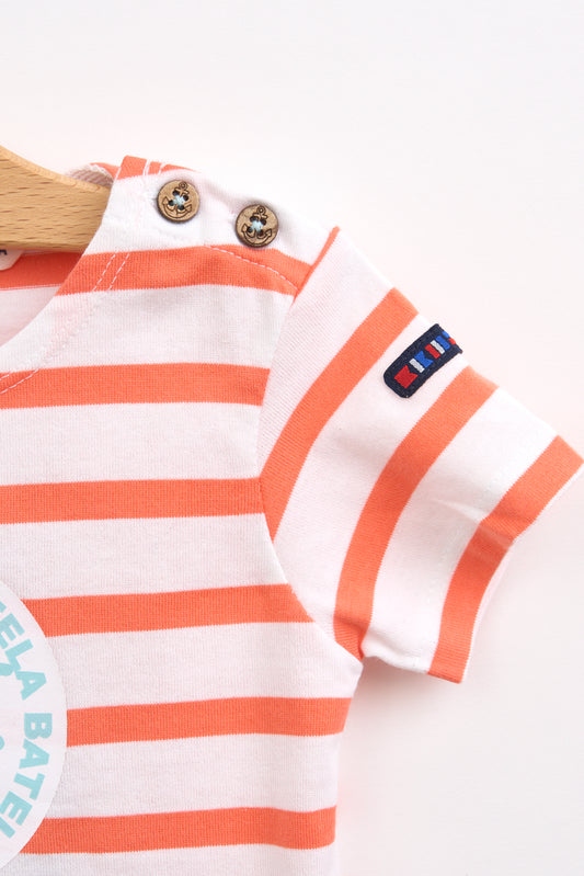 Conjunto de bebé 2 piezas 100% algodón a rayas