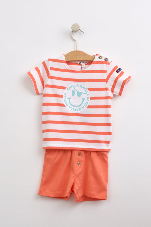 Conjunto de bebé 2 piezas 100% algodón a rayas