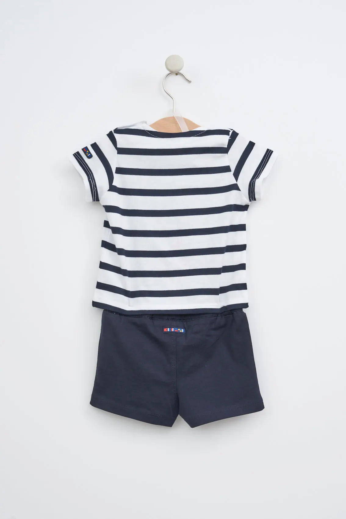 Ensemble bébé 2 pièces coton, rayures