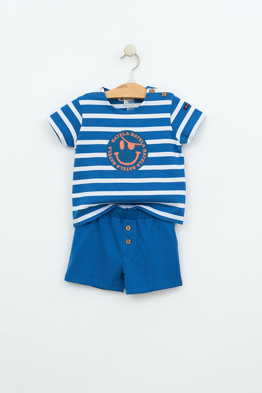 Conjunto de bebé 2 piezas 100% algodón a rayas