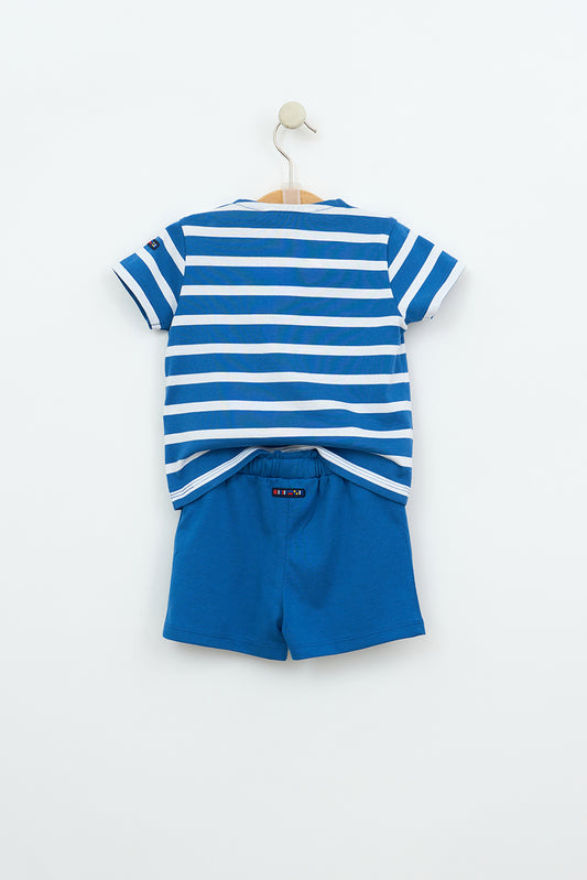 Conjunto de bebé 2 piezas 100% algodón a rayas