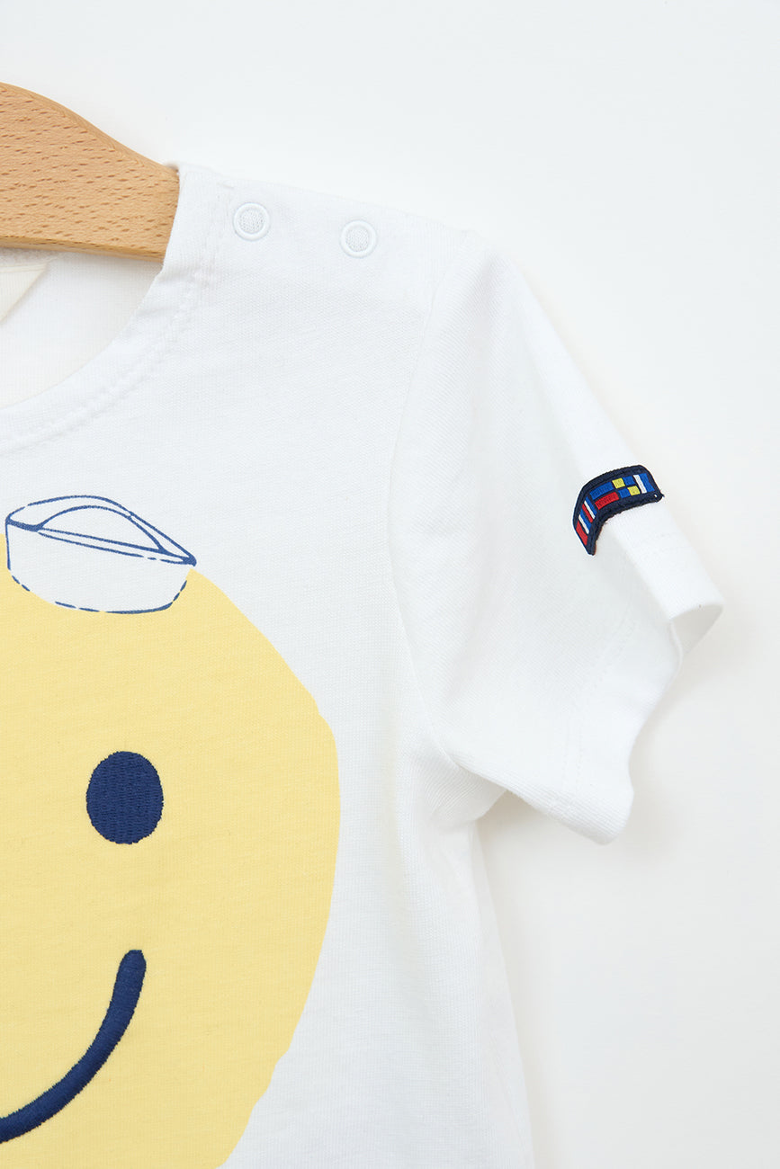 T-shirt bébé imprimé Smile