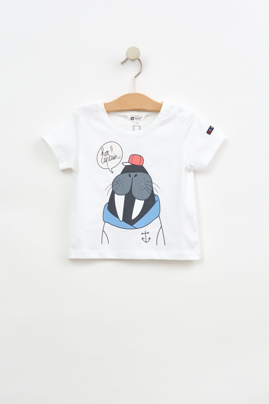 T-shirt bébé imprimé morse OEKO-TEX®